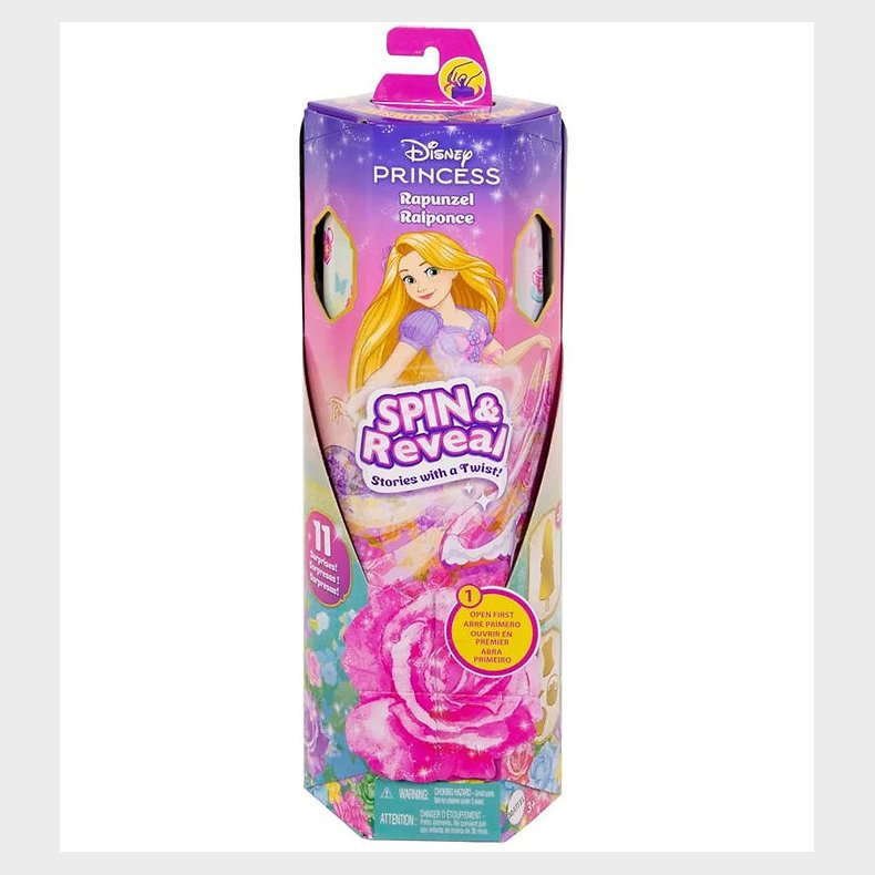 Disney Princess Dukke - Spin & Reveal - Rapunzel