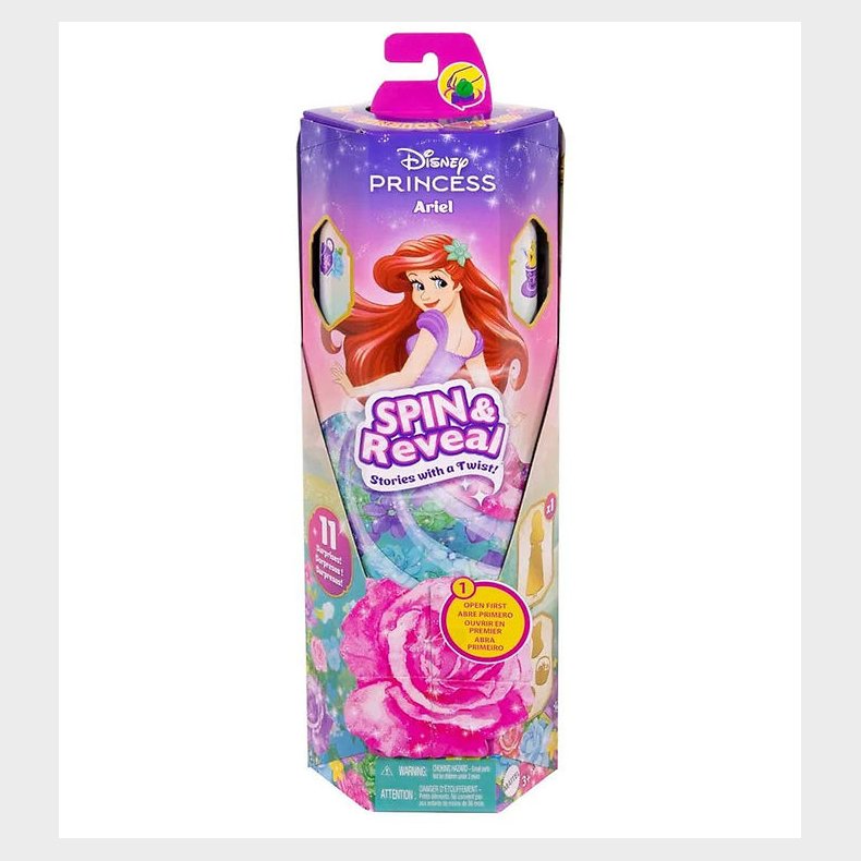 Disney Princess Dukke - Spin & Reveal Ariel