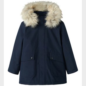 Name It Dynejakke - NkmMillo - Dark Sapphire