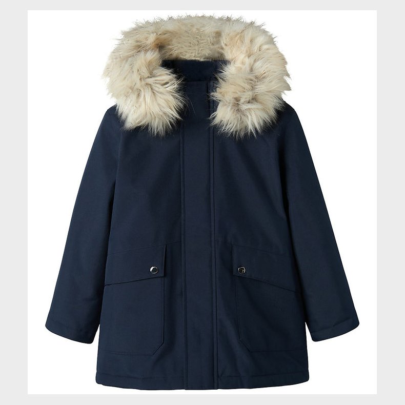 Name It Dynejakke - NkmMillo - Dark Sapphire