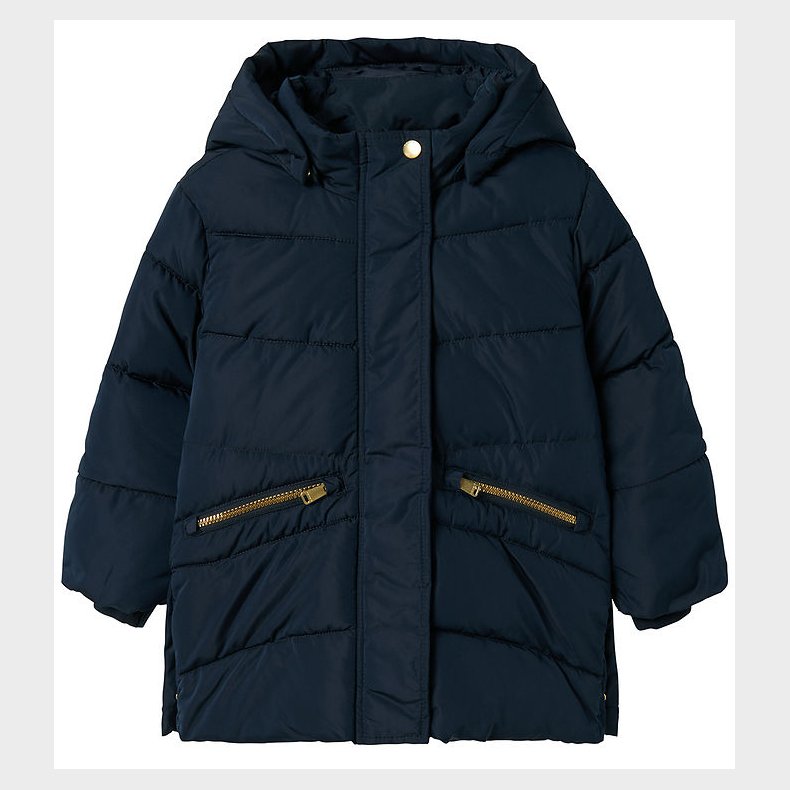 Name It Dynejakke - Lang - NmfMemo - Dark Sapphire