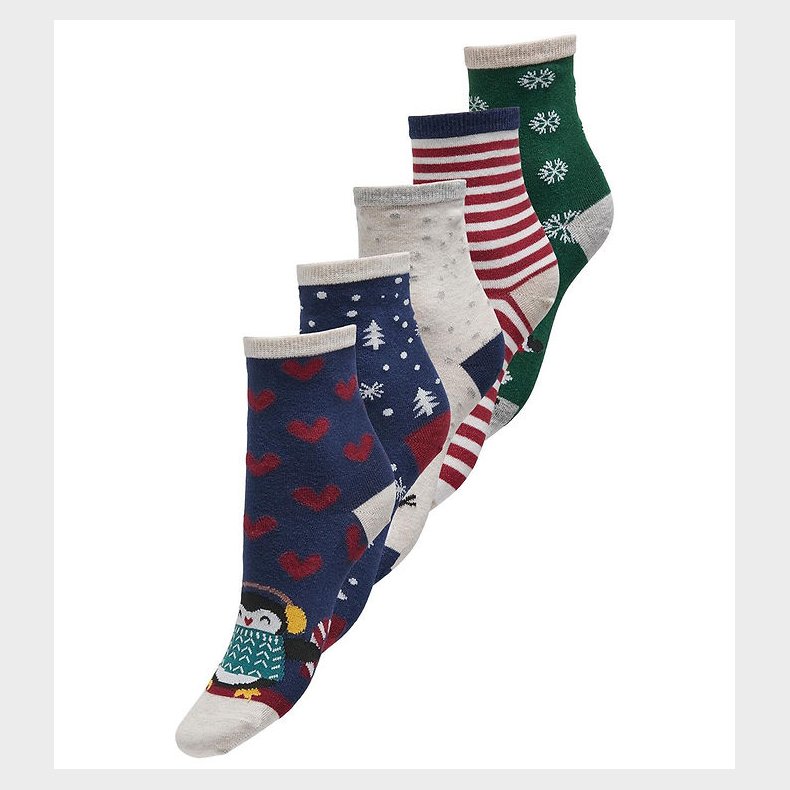 Kids Only Strmper - KogChristmas - 5-pak - High Risk Red