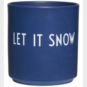 Design Letters Kop - Favourite - Let It Snow - Midnight Blue