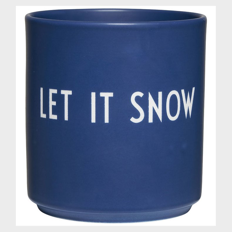 Design Letters Kop - Favourite - Let It Snow - Midnight Blue