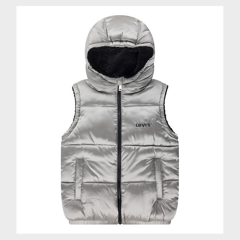 Levis Dynevest m. Fleece - Vendbar - Slv/Sort