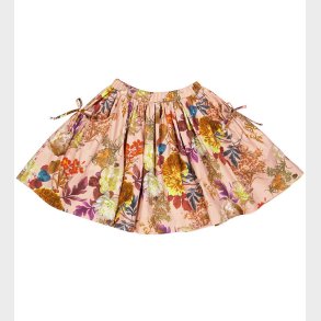 Christina Rohde Nederdel - Dusty Rose m. Blomster