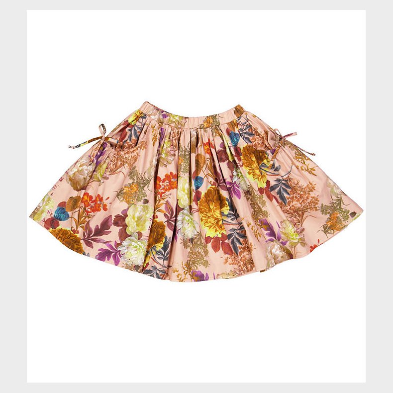 Christina Rohde Nederdel - Dusty Rose m. Blomster