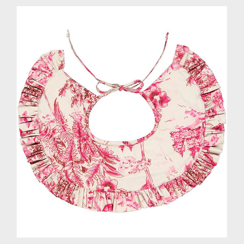 Christina Rohde Krave - Beige m. Pink Print