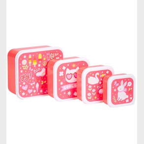 A Little Lovely Company Madkassest - 4 stk - Fun