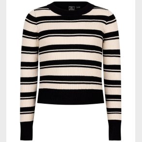 Indian Blue Jeans Bluse - Strik - Viskose - Sort