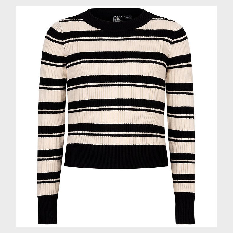 Indian Blue Jeans Bluse - Strik - Viskose - Sort