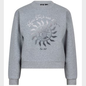 Indian Blue Jeans Bluse - Dark Grey Melange