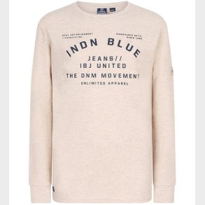 Indian Blue Jeans Bluse - Pique Indian - Sand Melange