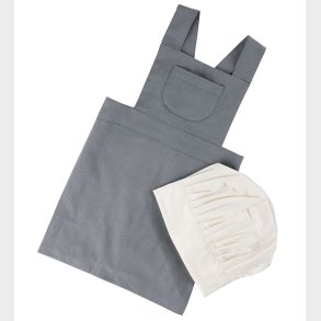 Sebra Forklde m. Kokkehue - Elephant Grey/Classic White