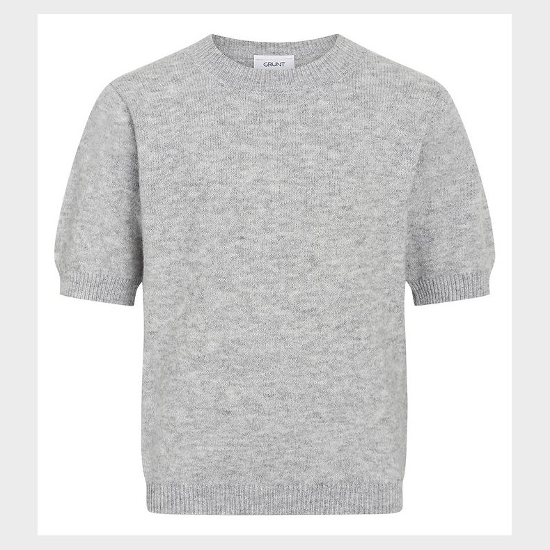 Grunt T-shirt - Strik - GRIsa - Grey