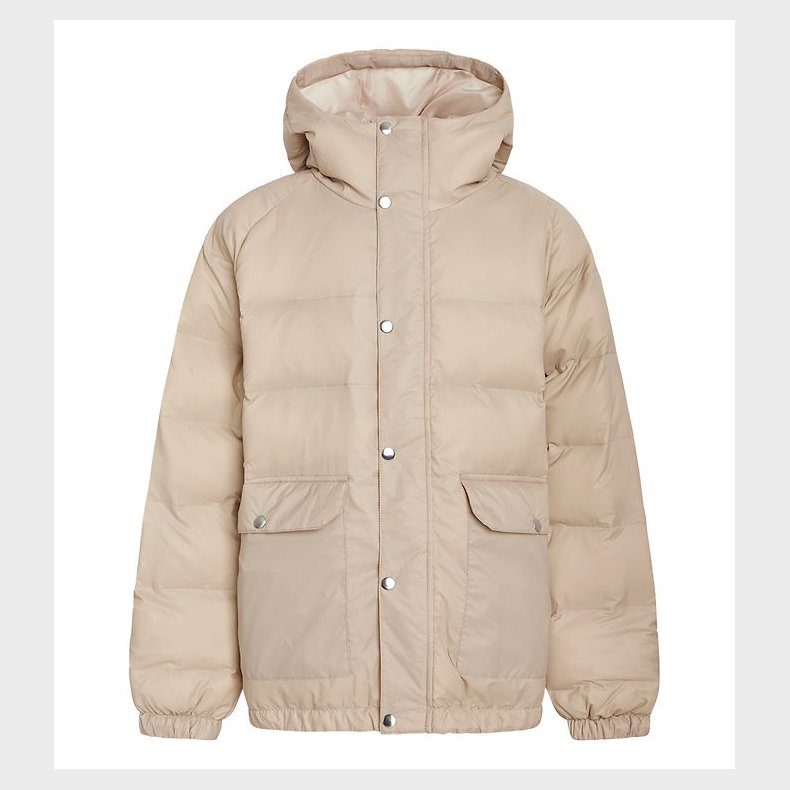 Grunt Dynejakke - GRMontroux - Oatmilk