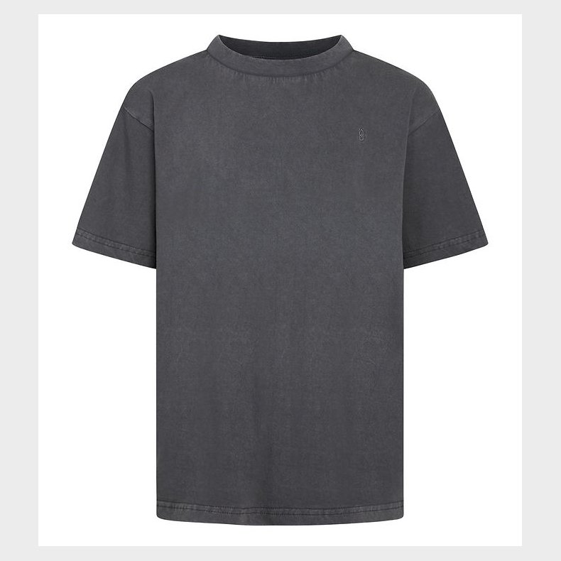 Grunt T-shirt - GRGret - Mrkegr m. Print