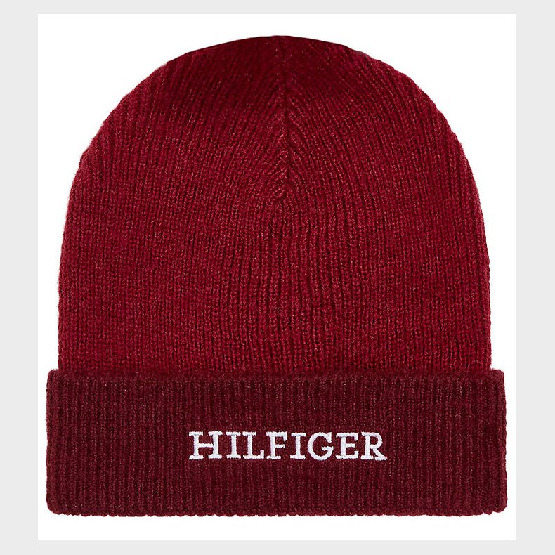 Tommy Hilfiger Hue - Strik - Monotype - Rouge