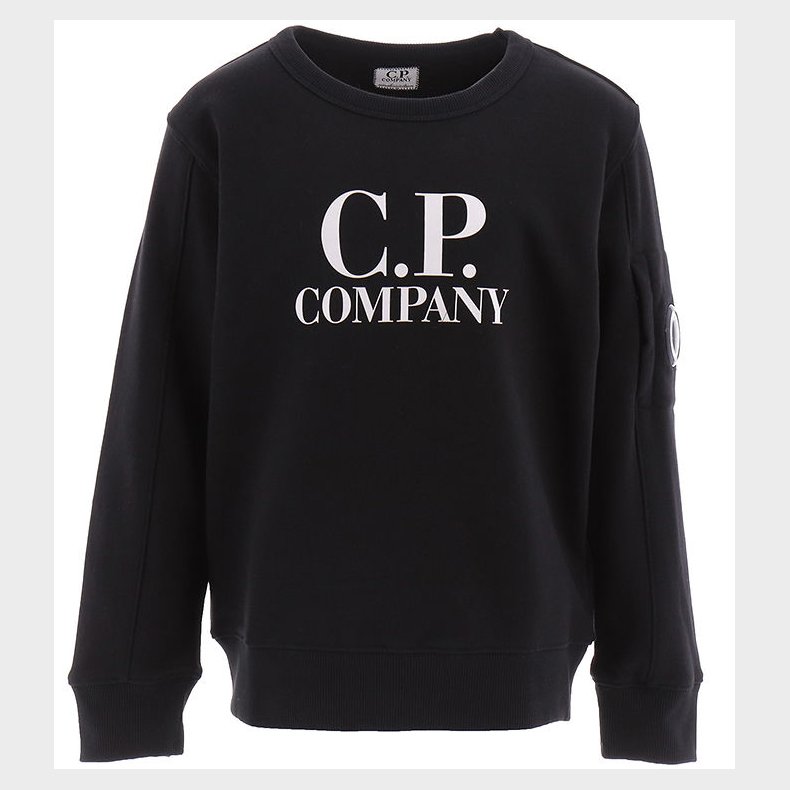 C.P. Company Sweatshirt - Sort m. Hvid