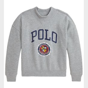 Polo Ralph Lauren Sweatshirt - Gr�meleret m. Print