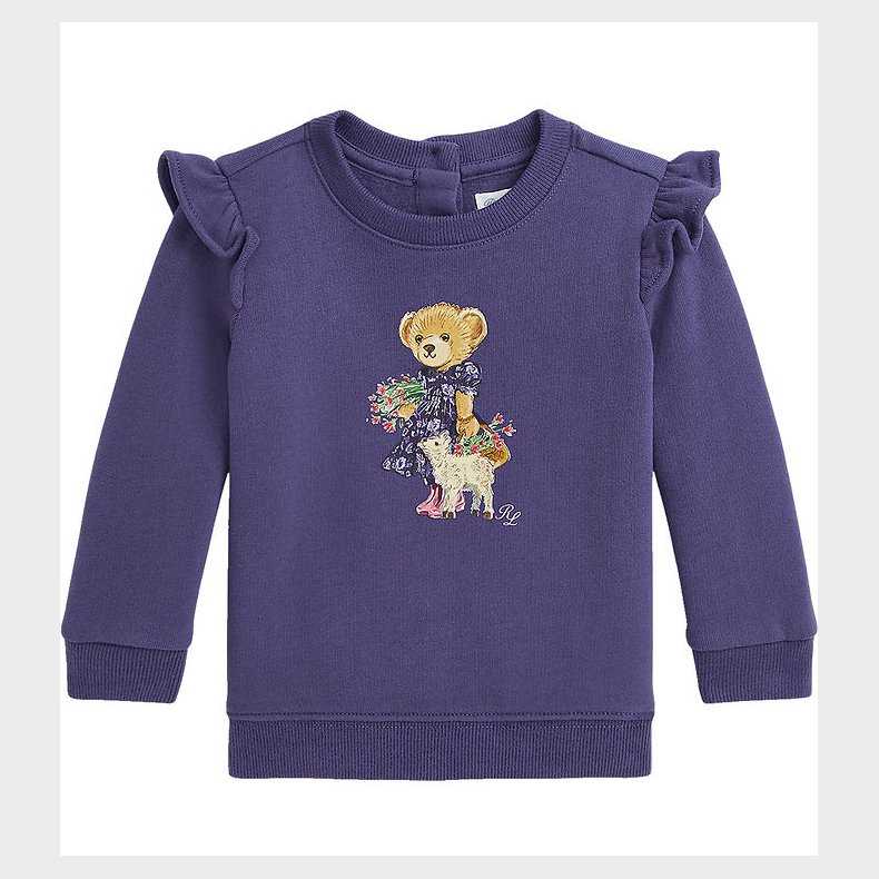 Polo Ralph Lauren Sweatshirt - Lilla m. Bamse