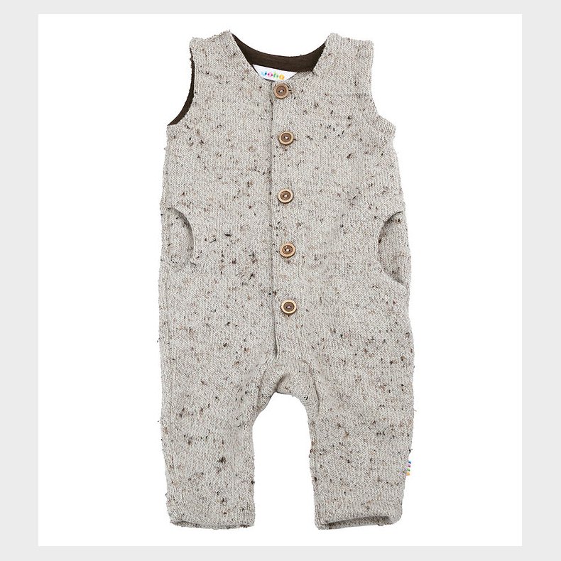 Joha Sparkedragt - Strik - Uld - Beige