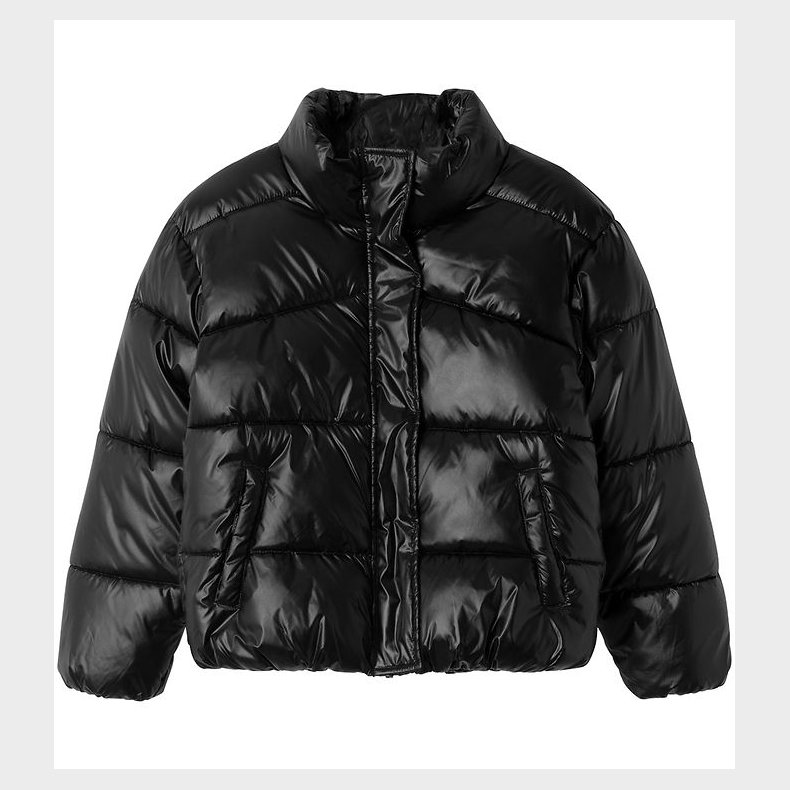 Name It Dynejakke - NkfMonna - Sort