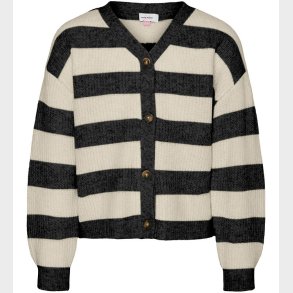 Vero Moda Girl Cardigan - Strik - VmNatahlie - Black/Small Strip