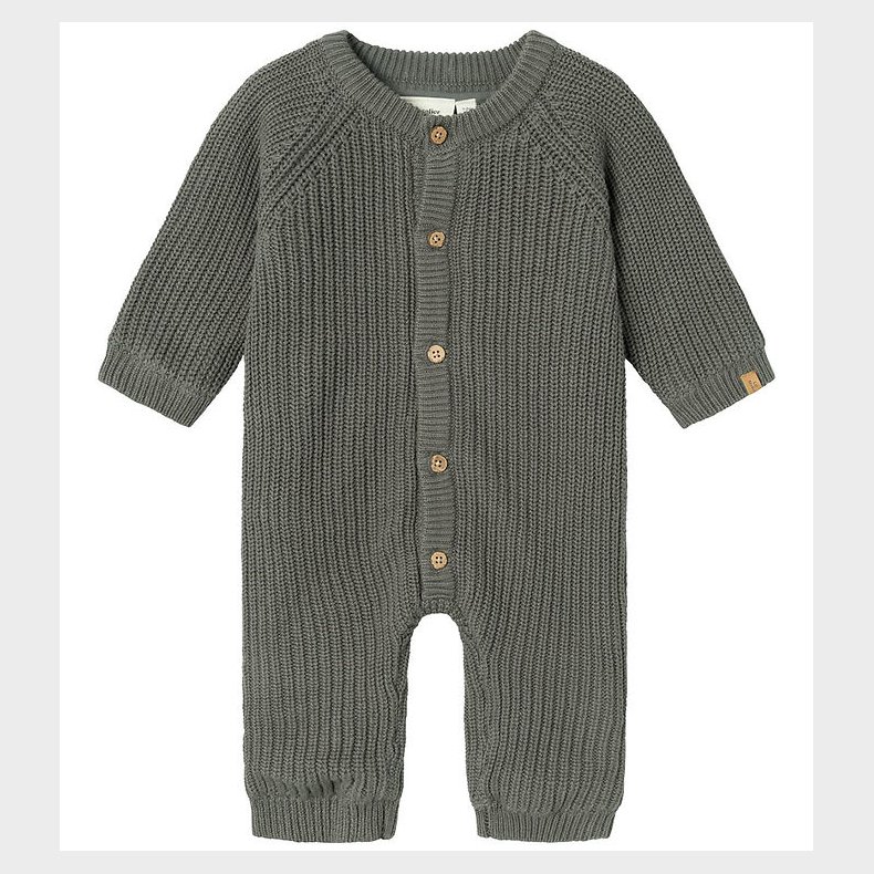 Lil' Atelier Heldragt - Strik - Rib - NbmNalo - Pewter