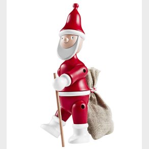 Kay Bojsen Trfigur - Julemand - 20 cm - Rd/Hvid