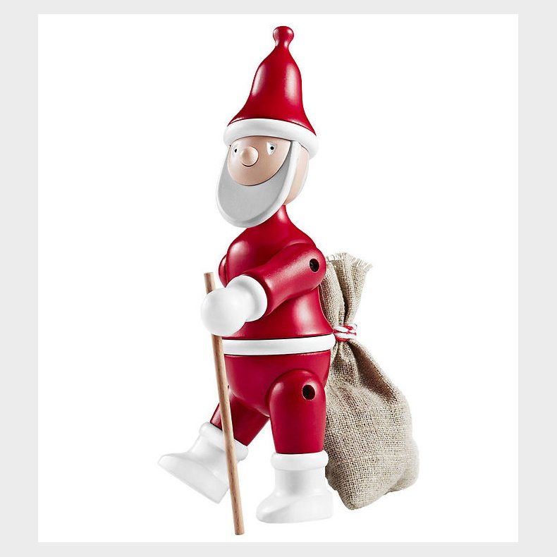 Kay Bojsen Trfigur - Julemand - 20 cm - Rd/Hvid