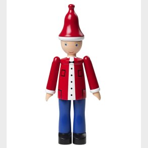Kay Bojsen trfigur - Jule Ole 17,5 cm - Rd/Bl/Hvid