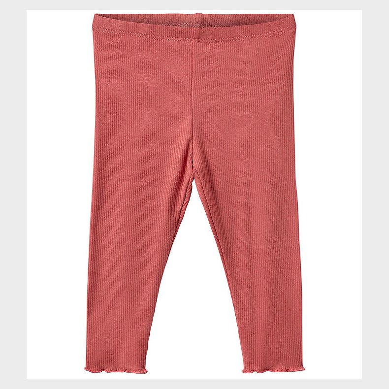 Sofie Schnoor Leggings - Rib - Coral Pink
