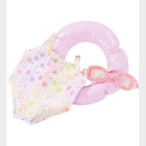 Gtz Dukketilbehr - Badetj/Svmmebriller/Badering