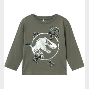 Name It Bluse - NmmSurinder Jurassic - Tea Leaf