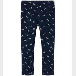Name It Leggings - NmfTavina - Dark Sapphire/Glitter