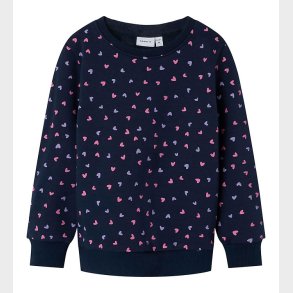 Name It Sweatshirt - Noos - NmfDavina - Dark Sapphire/Heart