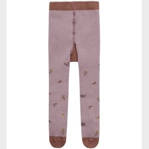 Hust and Claire Strmpebukser - Frankie - Purple Dove m. Blomste