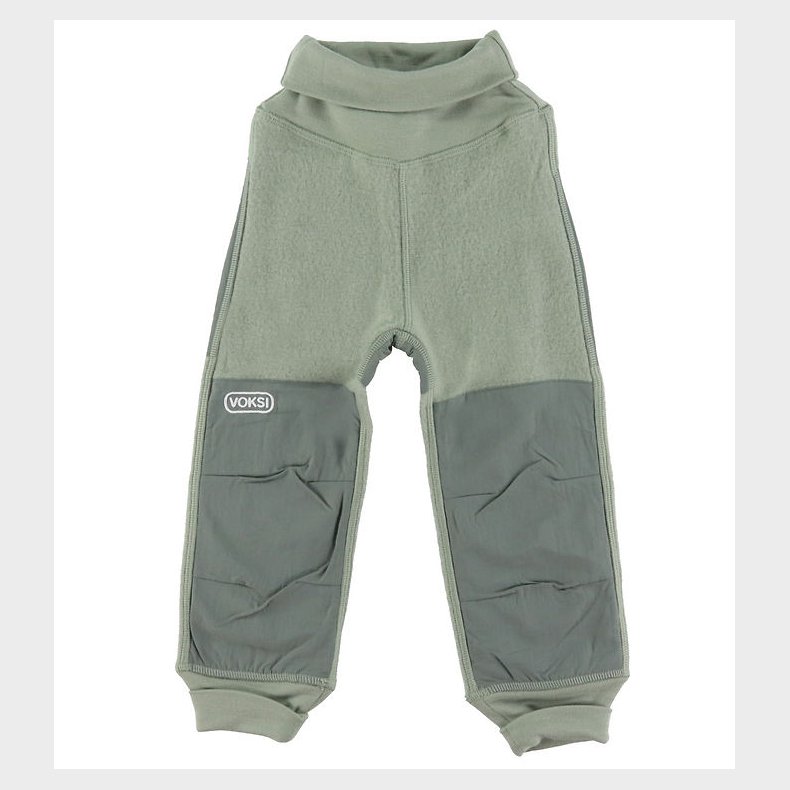 Voksi Bukser - Uld - Stvet Grn