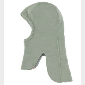 Voksi Elefanthue - Uld - 2-lags - Vendbar - St�vet Gr�n/Gr�mele