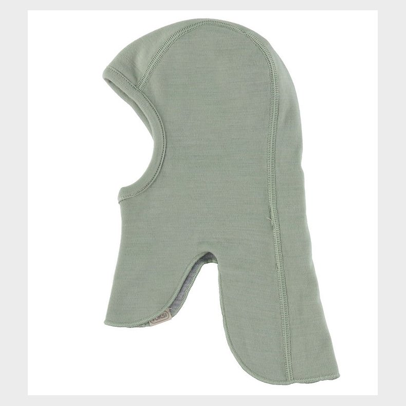 Voksi Elefanthue - Uld - 2-lags - Vendbar - St�vet Gr�n/Gr�mele