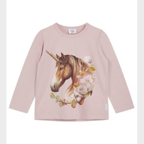 Hust and Claire Bluse - Anie - Dusty Rose m. Enhjrning