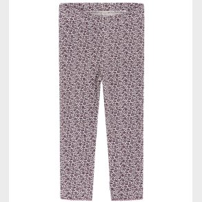 Hust and Claire Leggings - Vaflet - Lamia - Gray Lilac m. Blomst