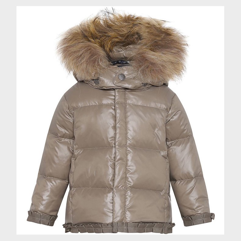 Ver de Terre Dunjakke m. Pels - Caramel