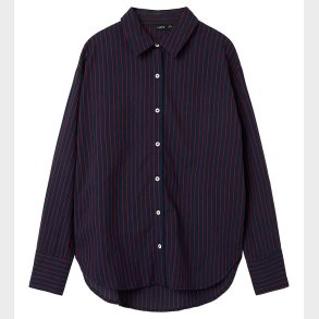 LMTD Skjorte - NlfHelle - Navy Blazer/Salsa