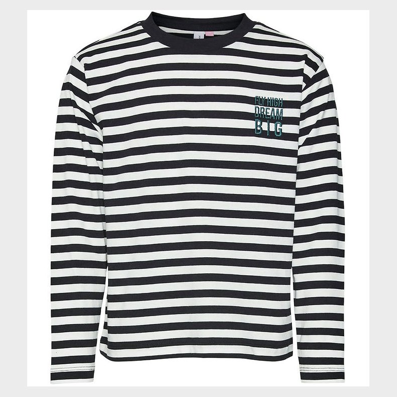 Vero Moda Bluse - VmAnimal Kelly - Black/Snow White