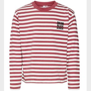 Vero Moda Bluse - VmAnimal Kelly - Dry Rose/Snow White