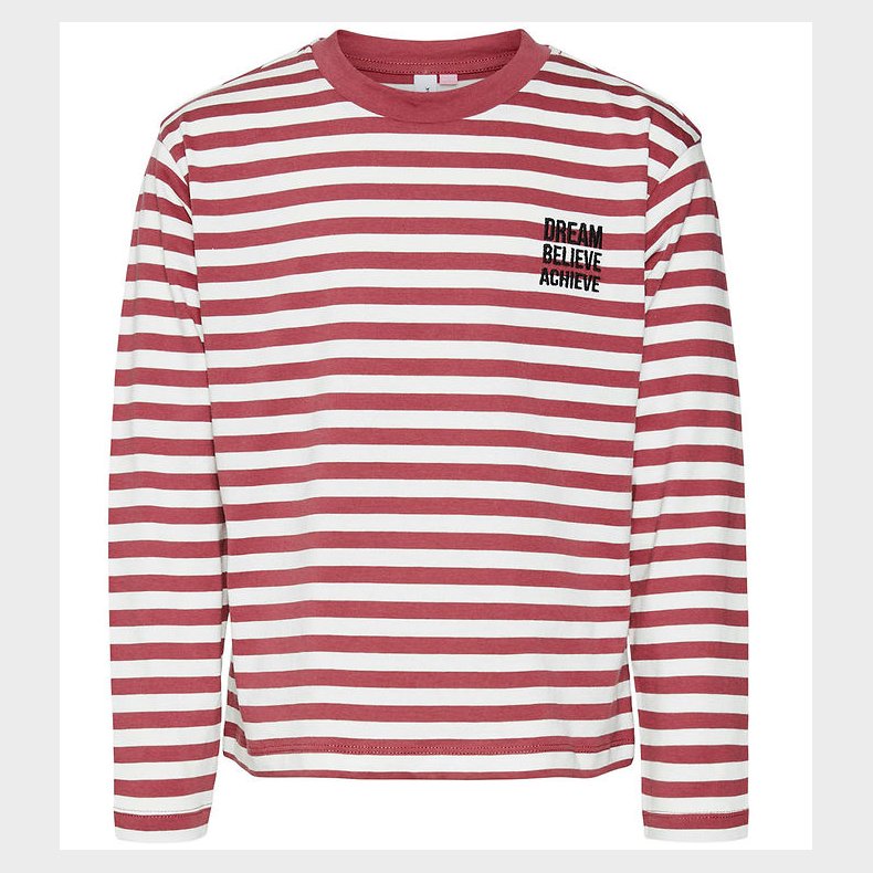 Vero Moda Bluse - VmAnimal Kelly - Dry Rose/Snow White