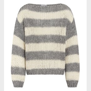 Grunt Bluse - Strik - GrRonne - Dark Grey