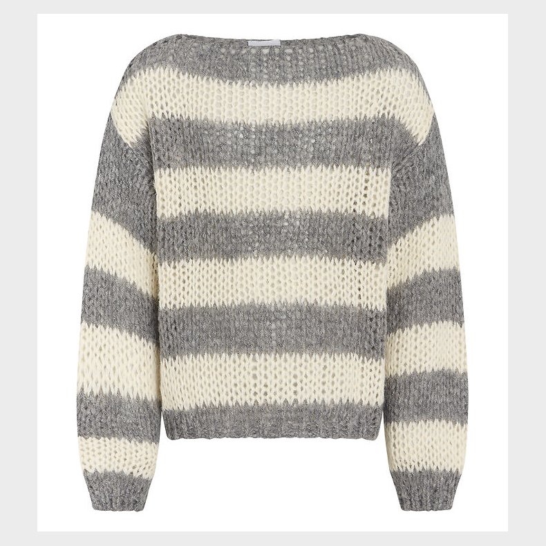 Grunt Bluse - Strik - GrRonne - Dark Grey